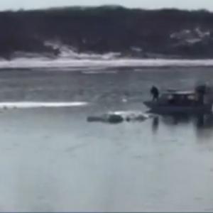 Двух девочек спасли с отколовшейся льдины в Амурском заливе