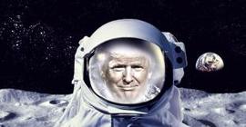 Трамп хочет добывать полезные ископаемые на Луне